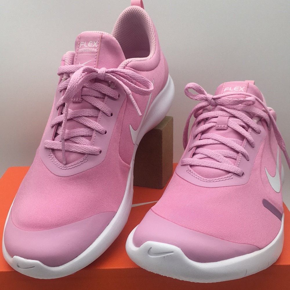 NIKE FLEX EXPERIENCE RN 8 (GS) pink rise/whit-pink - Picture 4 of 16